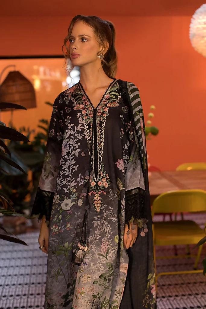 Pakistani Sobia Nazir Unstitched Oil Three Piece