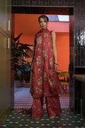 Pakistani Sobia Nazir Unstitched Vivid Auburn Three Piece