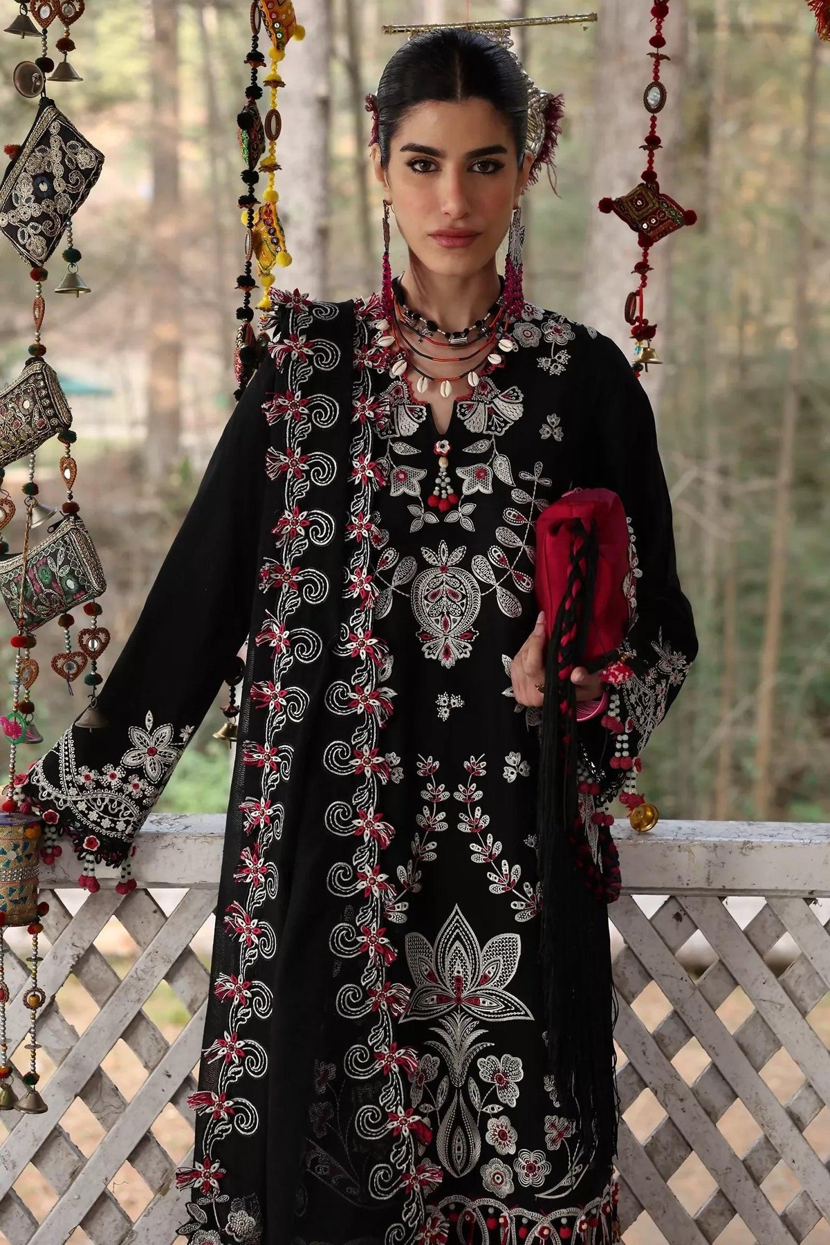 Pakistani Zaha Unstitched Lawn Aaroo Three Piece
