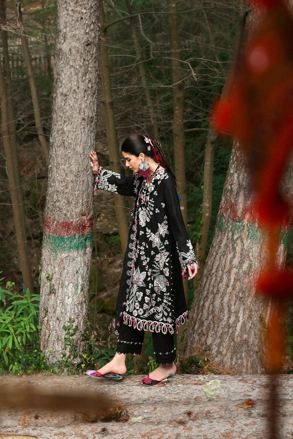 Pakistani Zaha Unstitched Lawn Aaroo Three Piece