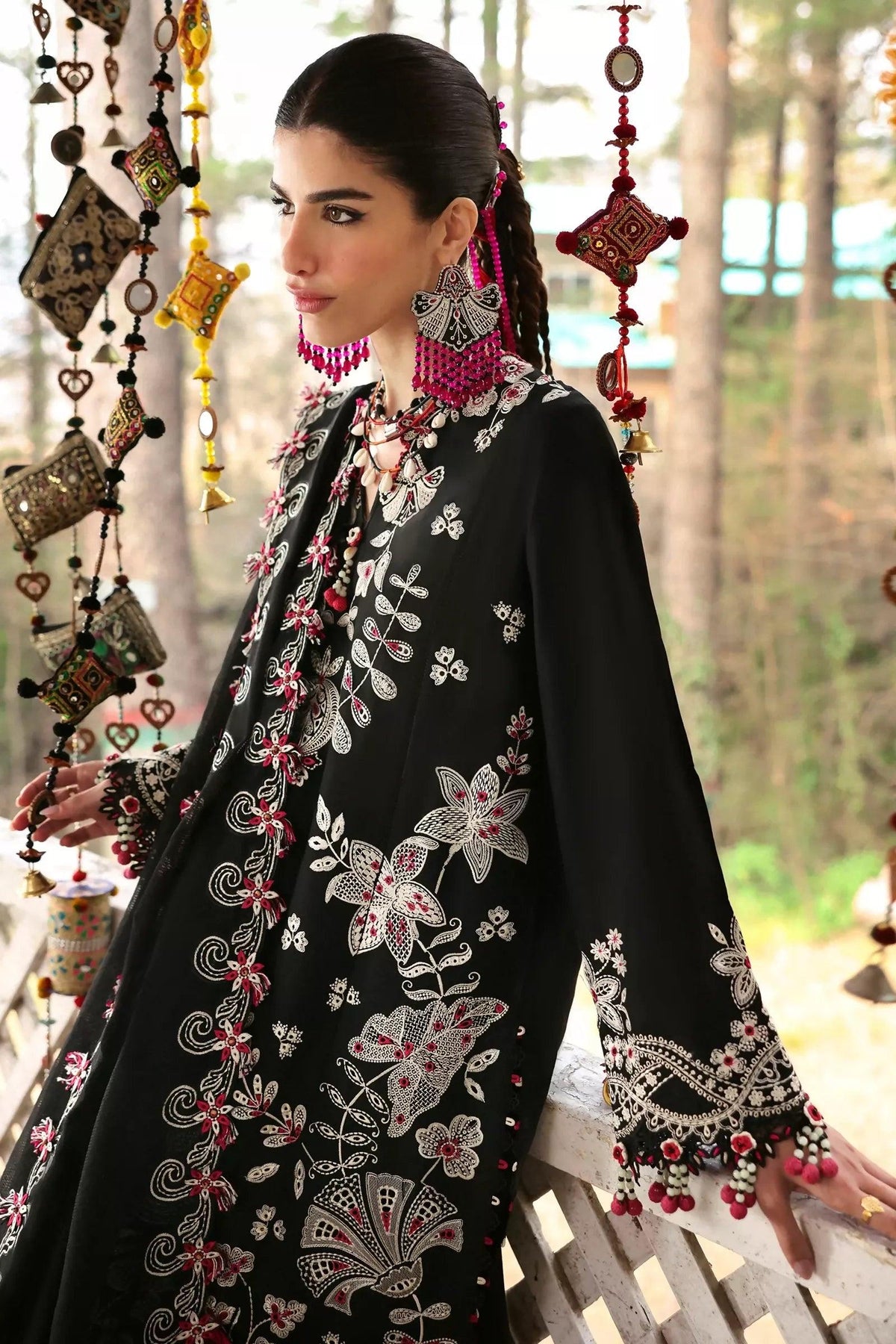 Pakistani Zaha Unstitched Lawn Aaroo Three Piece