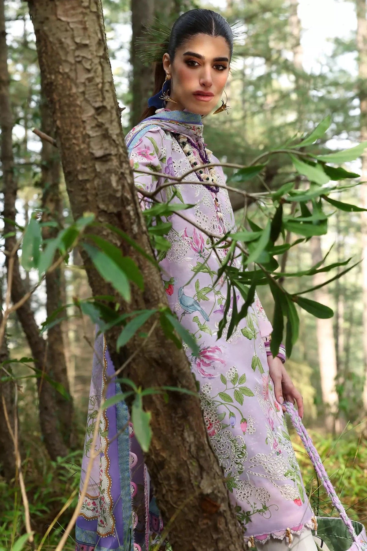 Pakistani Zaha Unstitched Lawn Elara Three Piece